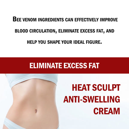 Heat Sculpt bee venom body massage cream product image