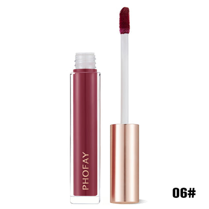 Phofay Silk-Finish Lip Gloss – Non-Tacky Mirror Glow