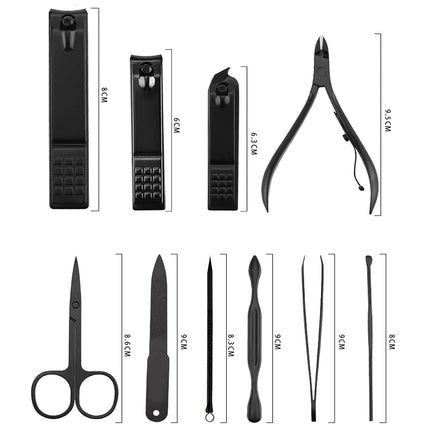 18-in-1 Luxury Nail Clipper Set – Complete Grooming Kit for Men & Women with Travel Case