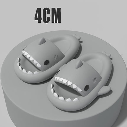 Original Shark Slides – Funny Cartoon Shark Slippers for Adults – Cloud-Feel Soft Sole Non-Slip Sandals for Indoor & Outdoor