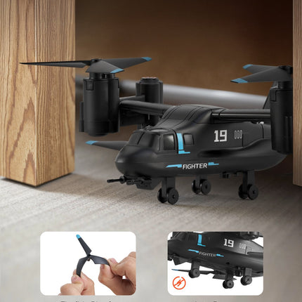 4-Channel RC Helicopter for Kids – Remote Control Aircraft with LED Wing Lights – One-Key Takeoff & Landing – Perfect Birthday Gift for Boys & Girls