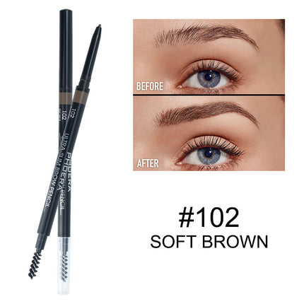 Phoera Slim-Edge Eyebrow Pencil – 24H Waterproof & Natural Finish