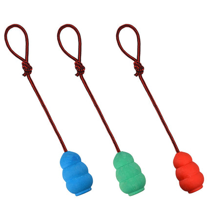 Interactive Suction Cup Dog Toy – Self-Playing Tug-of-War Rope Toy – Natural Rubber Molar Ball for Teeth Cleaning & Solo Play