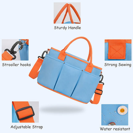 Large Diaper Bag Tote – Waterproof Travel Mommy Bag – Maternity Hospital & Weekender Bag for Baby Essentials