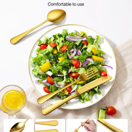 100-Piece Family Silverware Set – Service for 20 – Premium Stainless Steel Flatware Kit