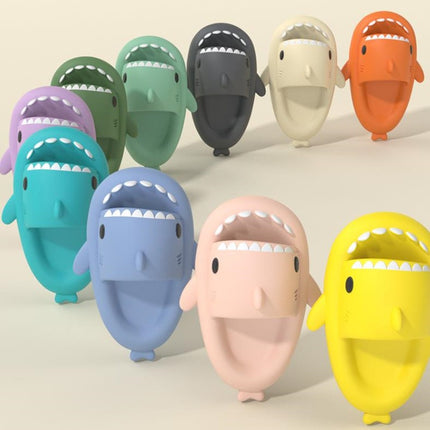 Original Shark Slides – Funny Cartoon Shark Slippers for Adults – Cloud-Feel Soft Sole Non-Slip Sandals for Indoor & Outdoor