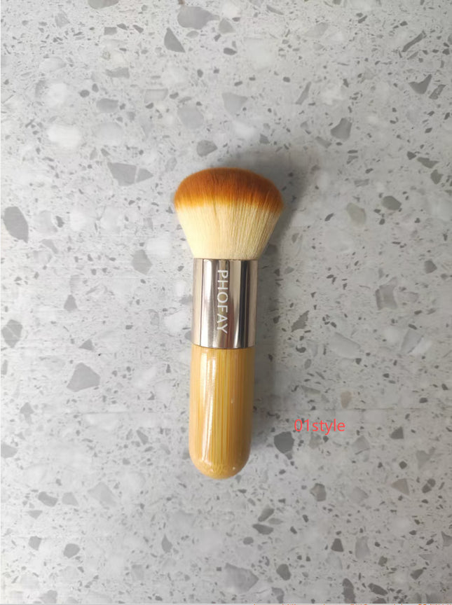 Ergonomic Petal-Soft Makeup Brush – High-Density Seamless Blender