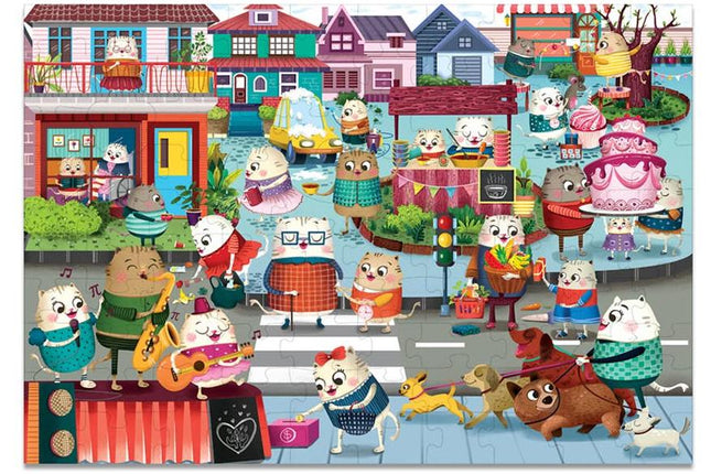 Caring Cats Jigsaw Puzzle – Educational Kindness & Empathy Game for Kids – Social-Emotional Learning Toy – Premium Quality Pieces