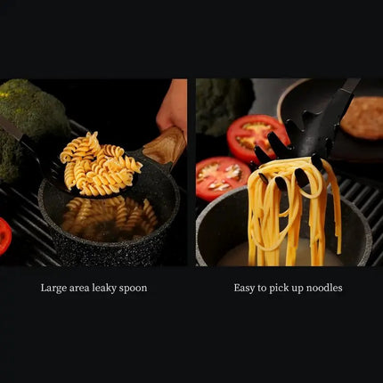 Premium Stainless Steel & Nylon Cooking Set – 5pcs Heat-Resistant Utensil Kit for Non-Stick Cookware
