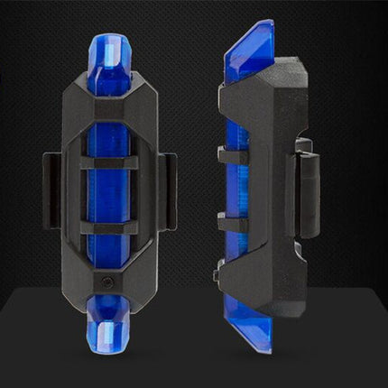 Ultra Bright USB Rechargeable Bike Tail Light – Waterproof LED Rear Bicycle Light – High Visibility Safety Flashlight for Night Riding