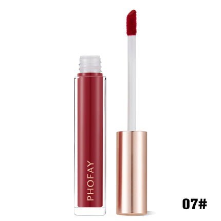 Phofay Silk-Finish Lip Gloss – Non-Tacky Mirror Glow