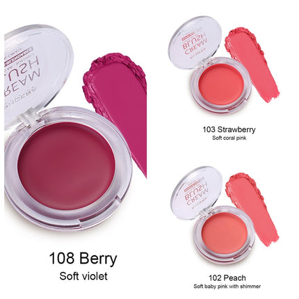 Phoera Luminous Cream Blush – Long-Wear & Moisturizing Color