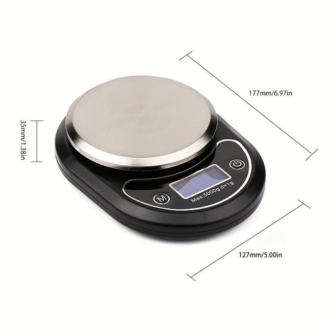 High-Precision Digital Coffee Scale with Timer – 0.1g Accuracy Pour-Over Coffee Scale – Professional Drip Coffee Scale for Espresso & Baking