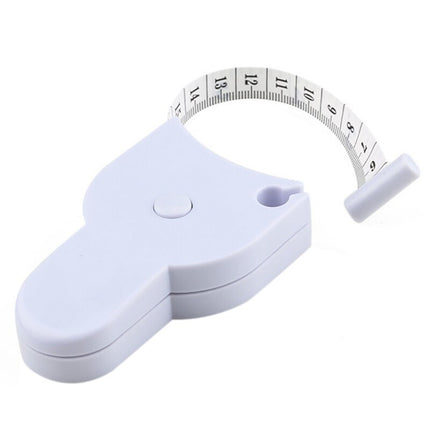 Self-Tightening Body Measuring Tape – Easy-Lock Retractable Tape Measure for Fitness, Weight Loss & Body Circumference