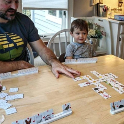 "Why Connect?" Educational Puzzle Game for Kids – Picture Connection Logic Cards – Early Learning Cognition & Association Toy for Toddlers