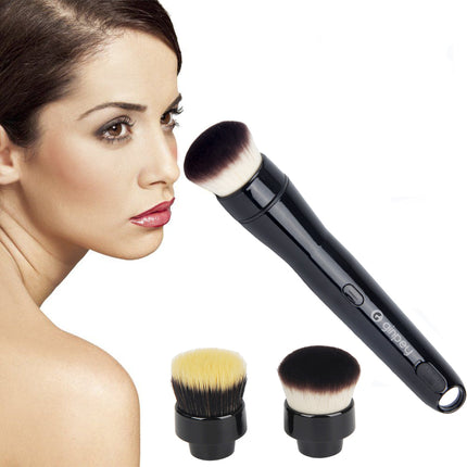 360° Electric Rotating Makeup Brush – Professional Airbrush Finish
