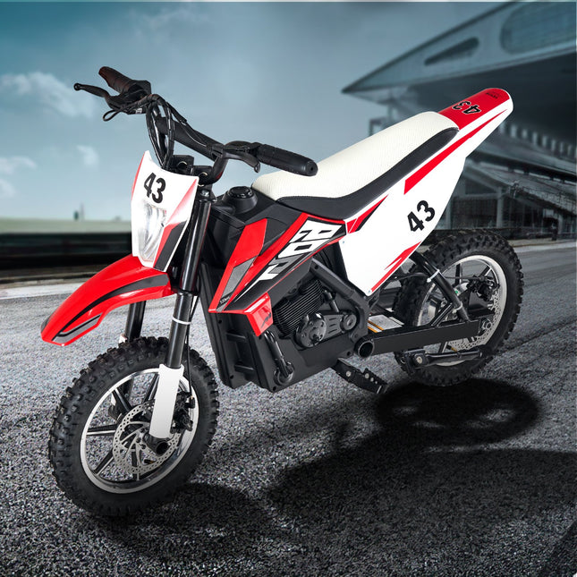 36V Electric Motorbike for Teens – High-Performance Electric Street Bike with LED Lights – Powerful 500W Styled Ride-On for Ages 14+