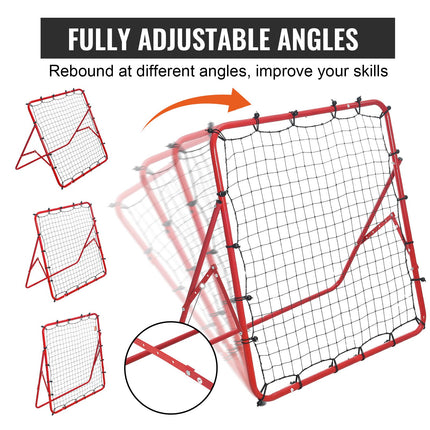Portable Soccer Rebounder Net – Heavy Duty Kick-Back Trainer for Backyard Practice & Youth Training