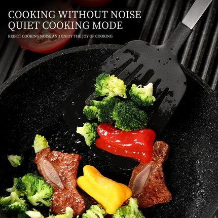 Premium Stainless Steel & Nylon Cooking Set – 5pcs Heat-Resistant Utensil Kit for Non-Stick Cookware