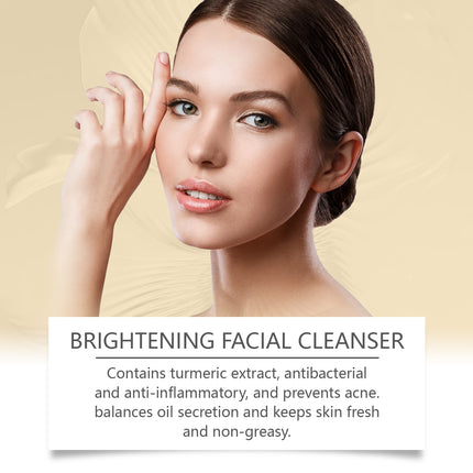 100 mL turmeric and kojic acid facial cleanser product view
