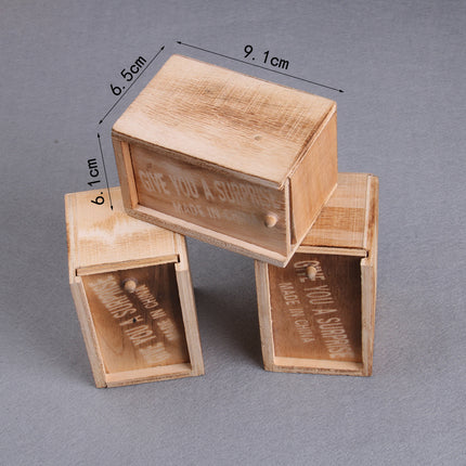 Prank Spider Scare Box – Handmade Wooden Surprise Box – Hilarious Joke Toy for Kids & Adults – Perfect for April Fool's & Parties