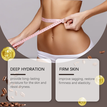 Lifestyle information panel for the firming body cream