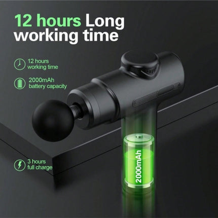 Professional Deep Tissue Massage Gun – Percussion Muscle Massager for Athletes – 8 Interchangeable Heads – Ultra-Quiet & Portable Recovery Tool