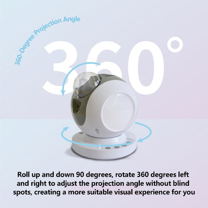 Galaxy Starry Sky Projector with Bluetooth Speaker – Remote Controlled Nebula Night Light – Dynamic Ocean Wave Projector for Bedroom & Kids Gift