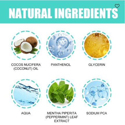 2-in-1 Teeth Whitening & Tongue Cleansing Rinse – Organic Coconut & Mint Oral Detox