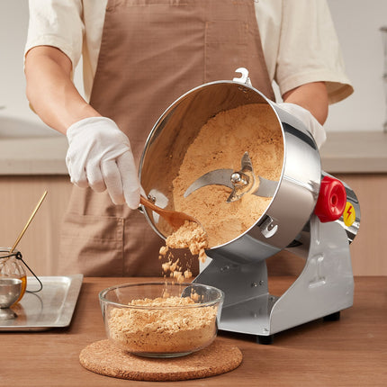 2500W High-Speed Electric Spice Grinder – 2000g Capacity Commercial Flour Mill – Heavy Duty Herb & Grain Pulverizer