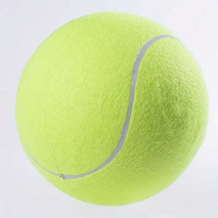 9.5" Giant Tennis Ball for Dogs – Inflatable Oversize Pet Toy for Outdoor Fun – Jumbo Interactive Ball for Small, Medium, and Large Dogs