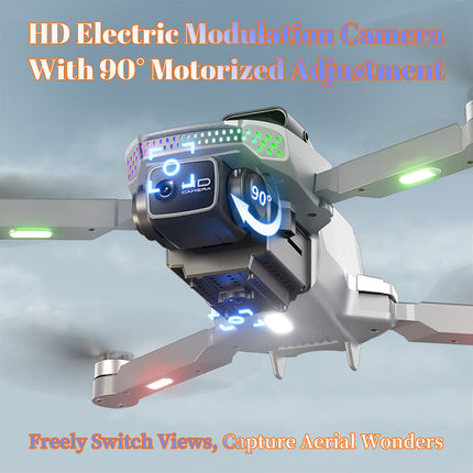 S50 Pro GPS Drone with 4.5-Inch Screen Remote – 360° Obstacle Avoidance – Dual Battery for Extended Flight – Professional HD Camera Quadcopter