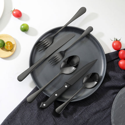 48-Piece Premium Silverware Set – Service for 8 – High-Grade Stainless Steel Flatware Kit