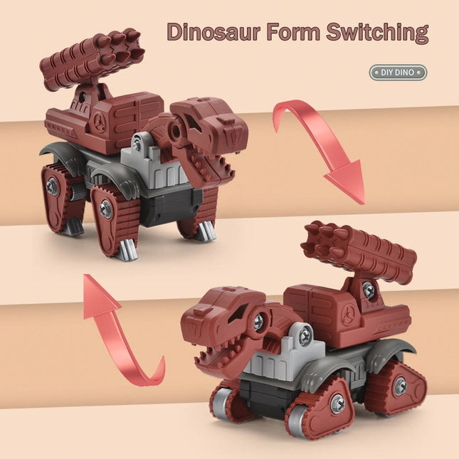 Walking Dinosaur Toy with Roaring Sounds & LED Lights – Realistic Interactive Dino Figure for Boys 3+ – Battery Operated Prehistoric Discovery Toy