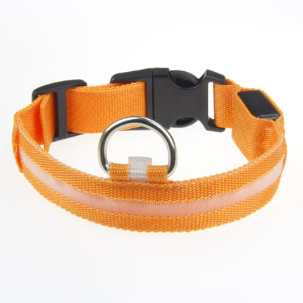 Ultra-Bright LED Glowing Dog Collar – USB Rechargeable Optical Fiber Pet Safety Collar – High-Visibility Night Walking Gear