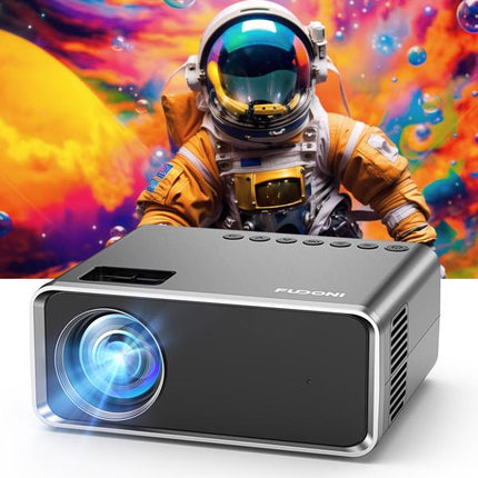 Upgraded 5G WiFi Bluetooth Projector - Native 1080P (4K Support) 12000 Lumens Outdoor LED Movie Projector - Portable Home Cinema Projector