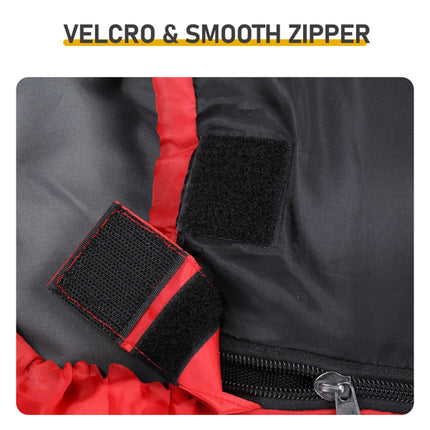 USB Heated Sleeping Bag with Multi-Zone Heating Pads – Waterproof & Lightweight Envelope Style – Portable Thermal Sleep System for Winter Camping