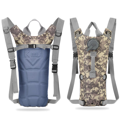 3L Tactical Hydration Pack with Water Bladder – Adjustable Military-Grade Hydration Backpack – Leakproof Water Bag for Hiking, Cycling & Running