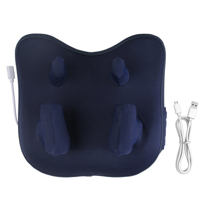 Cordless 4D Shiatsu Neck and Shoulder Massager with Heat – Deep Kneading Electric Massage Pillow for Back Pain Relief & Home Relaxation