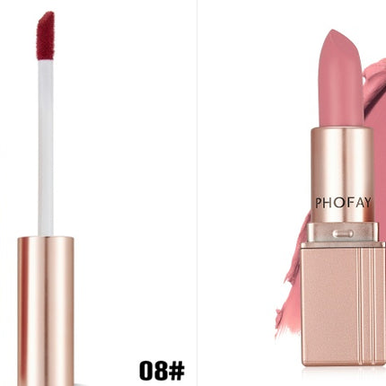 Phofay Silk-Finish Lip Gloss – Non-Tacky Mirror Glow