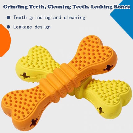 360° Dog Toothbrush Chew Toy – Dental Care Cleaning Stick for All Breeds – Durable Rubber Teeth Cleaning Bone for Plaque & Tartar Removal