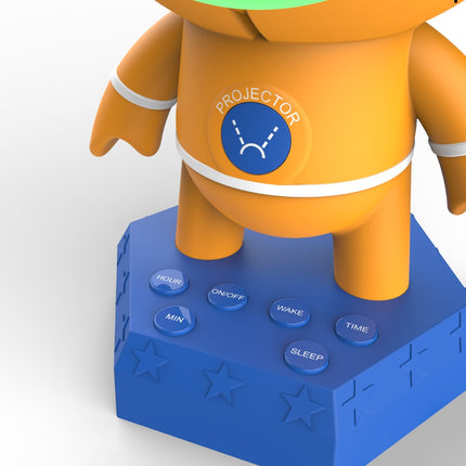 180° Rotating Projection Alarm Clock – Digital LED Mirror Clock with FM Radio – Smart Bedroom Clock with Dual Alarms & USB Charging Port