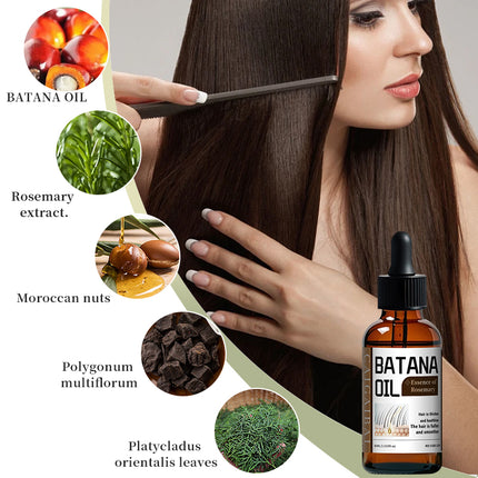 Mysense™ Organic Batana Oil Hair Growth Serum – With Castor & Coconut Oil