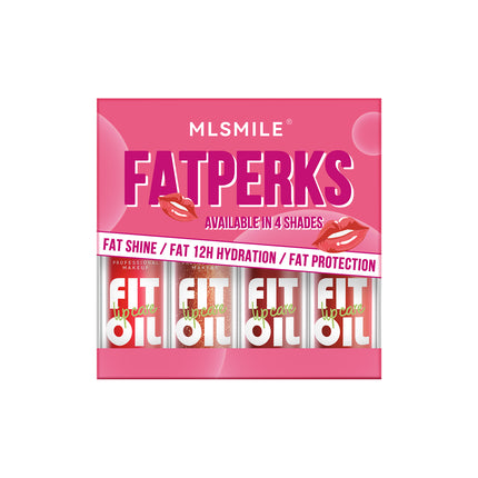 MLSmile 4-Piece Nude & Glam Lip Gloss Set – Non-Sticky High-Shine Finish