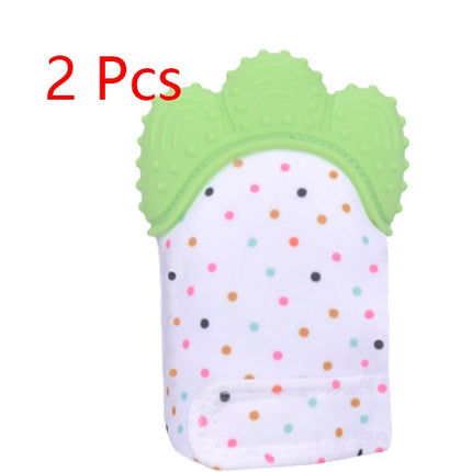 Baby Teething Mitten – Food Grade Silicone Self-Soothing Teether Glove – Anti-Bite & Pain Relief Molar Toy for Toddlers