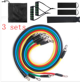 Elastic Pull Rope Resistance Band – Strength Training Tube with Soft Foam Handles – Portable Workout Cord for Arm, Chest & Shoulder Exercises