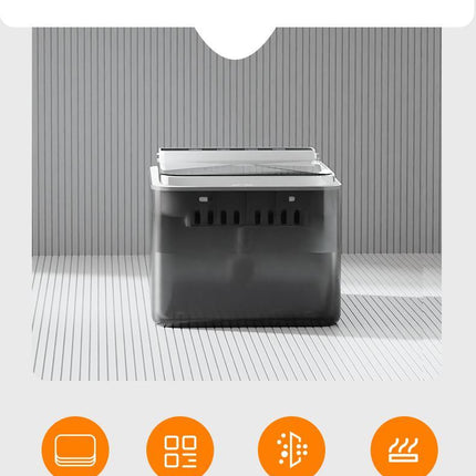 Wireless Battery-Operated Cat Water Fountain – 304 Stainless Steel Automatic Fountain with Motion Sensor – Cordless Induction Pet Drinking Fountain