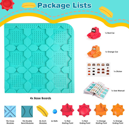 Kids' Logical Road Builder Puzzle Game with 206 Challenges