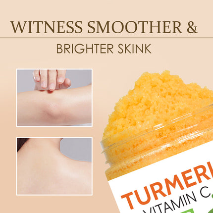 Turmeric & Sea Salt Body Polish – Smooth Skin & Even Tone Formula