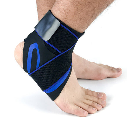 Professional Ankle Support Brace – Adjustable Compression Ankle Sleeve for Sports – Breathable Foot Stabilizer for Running, Basketball & Injury Recovery